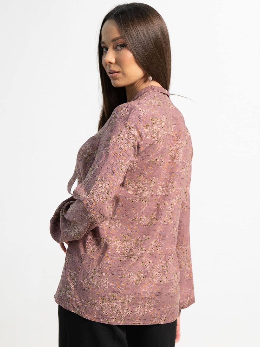 Рубашка с бантом Рузанна (чайная роза) Б15245-10М LT Collection