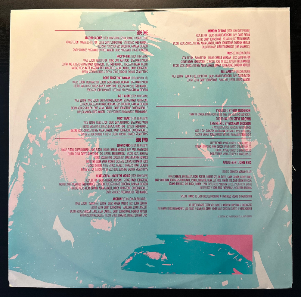 Elton John - Leather Jackets (США 1986г.)