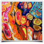 Краситель для эпоксидной смолы эффект ячеек ART CELL COLOR