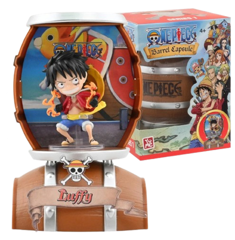 Рандомная фигурка Blind Box Сюрприз One Piece Большой куш 3 в1 бочка
