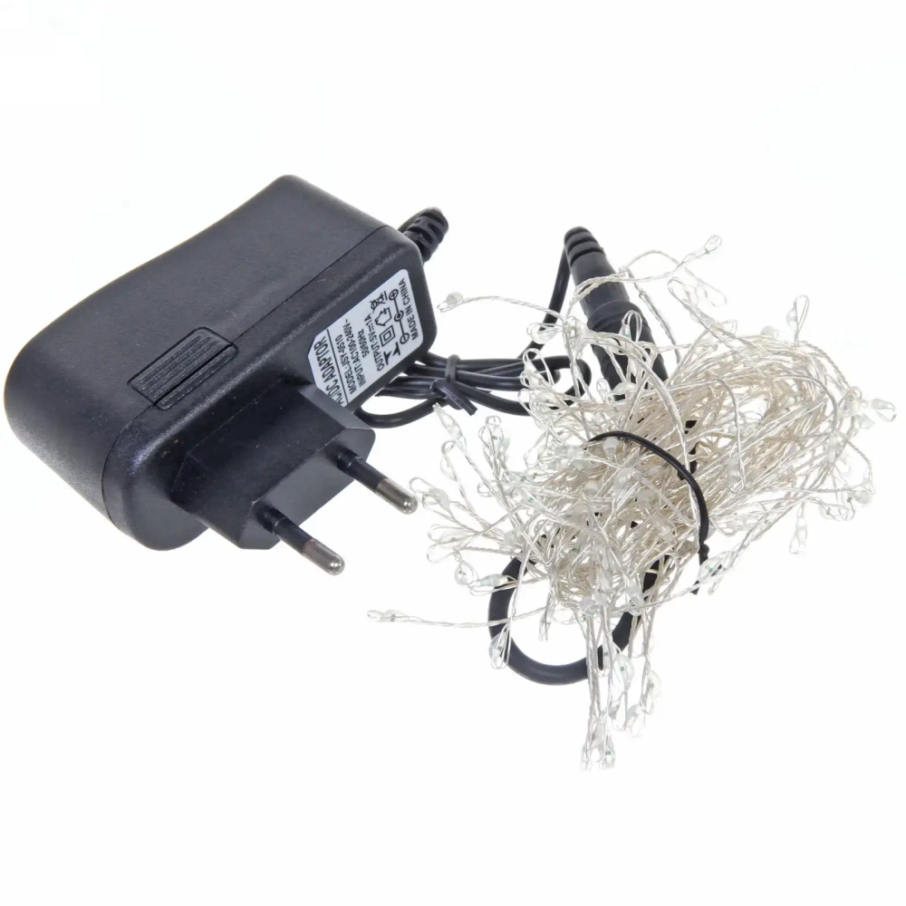 Гирлянда для дома 2,0 м 150 ламп LED «Мишура», IP-40, Розовый