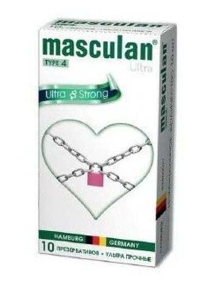 Ультрапрочные презервативы Masculan Ultra 4 Strong - 10 шт.