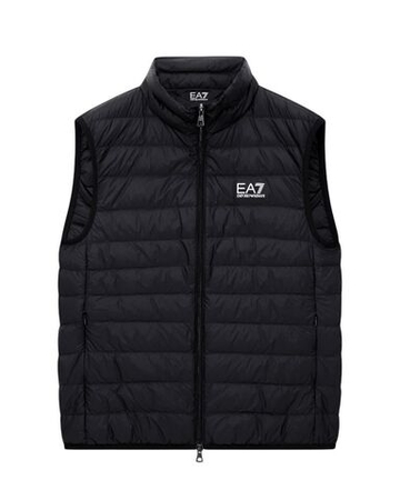 Мужская теннисная жилетка EA7 Man Woven Down - black