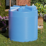 Ёмкость ЭВЛ 5000 л. голубая Ирпласт 5000 л. вертикальный (1942x1942x2246см;голубой) - арт.560854