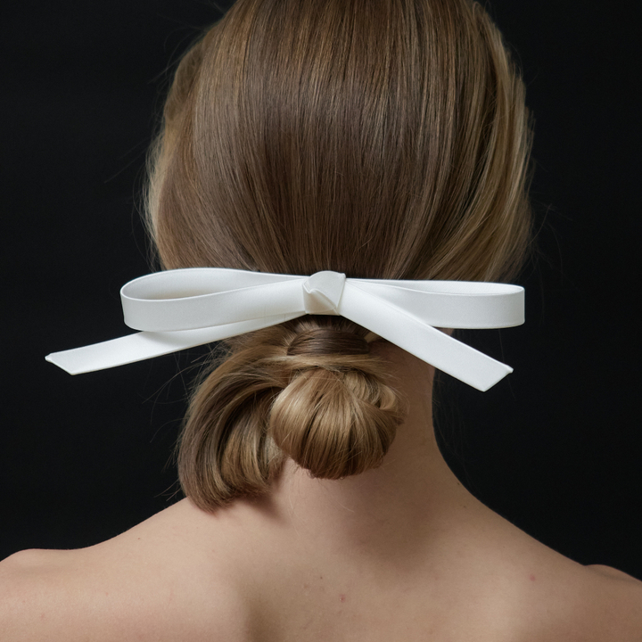 Бант стрекоза из шелка