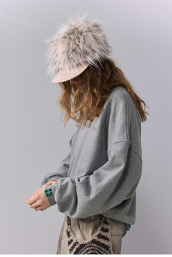 Свитшот Nothomme Monterest Retro Mountain-Inspired Speckled Fleece Crewneck Sweatshirt