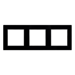 Рамка стеклянная FRM-GLARE-GS-3-BK (Arlight, -) 043800