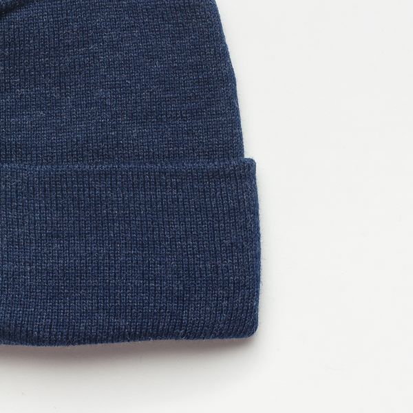 Шапка Тёмно-Синий Меланж - фото 4