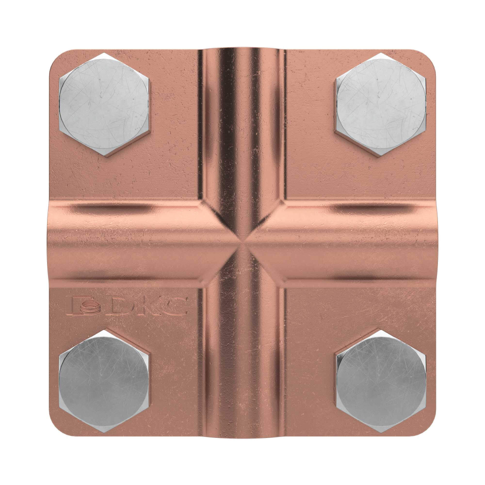 Соединитель пруток-пруток, D10 мм, медь