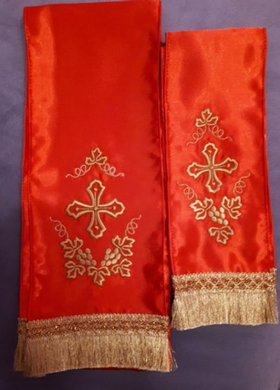 Вышитые закладки церковные