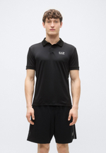 EA7 Emporio Armani TENNIS PRO - Футболка-поло - Чёрный