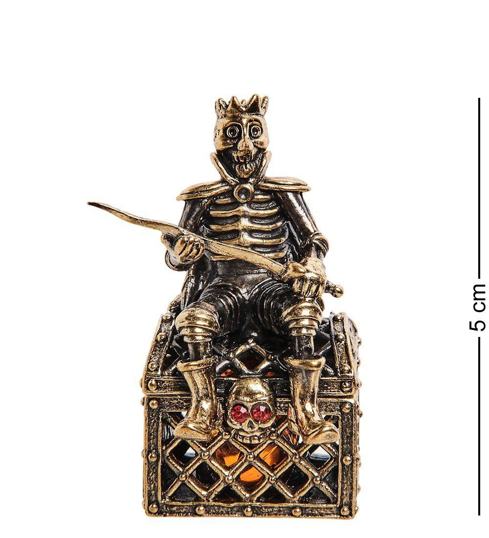 Народные промыслы AM-2705 Фигурка «Кащей Бессмертный» (латунь, янтарь)