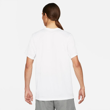 Мужская теннисная футболка Nike Dri-Fit Superset Top SS M - white/black