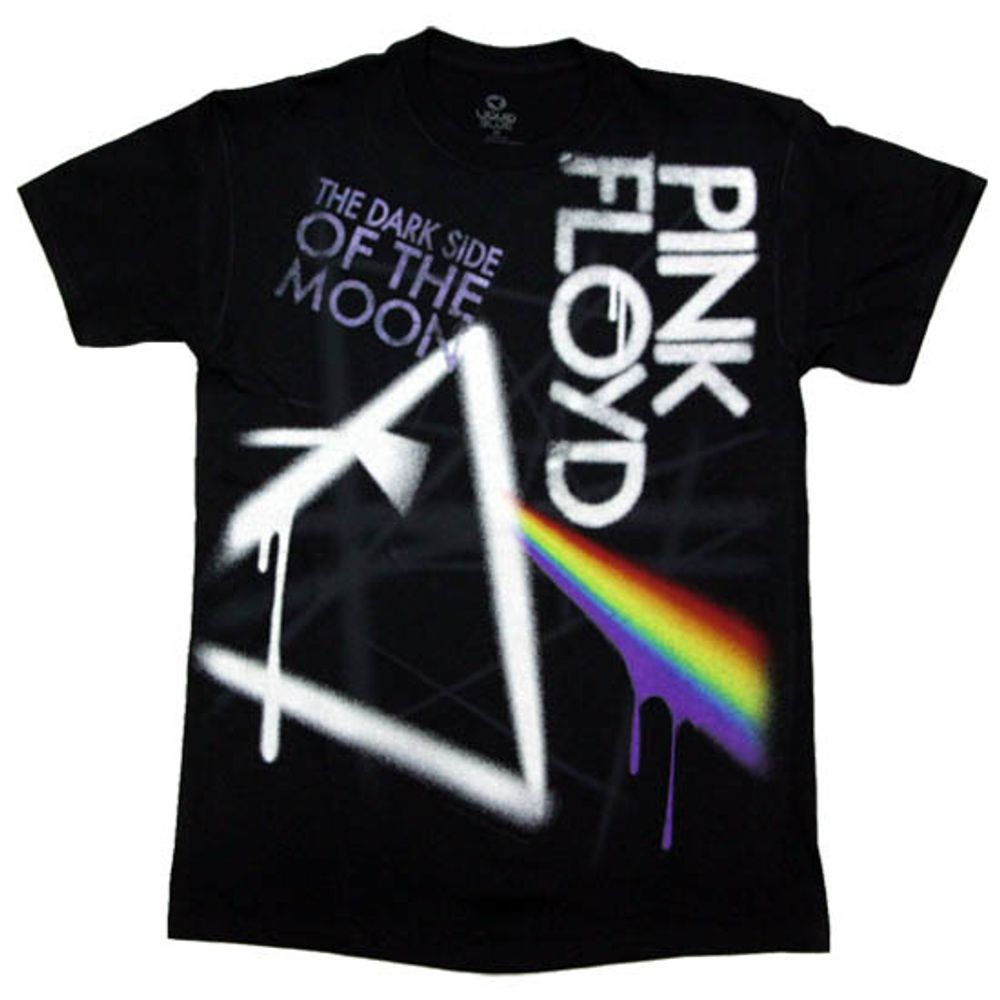 Футболка Pink Floyd - Dark Side of the Moon (растёкшаяся надпись)