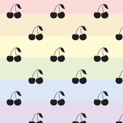 Вишня / Пастельная радуга