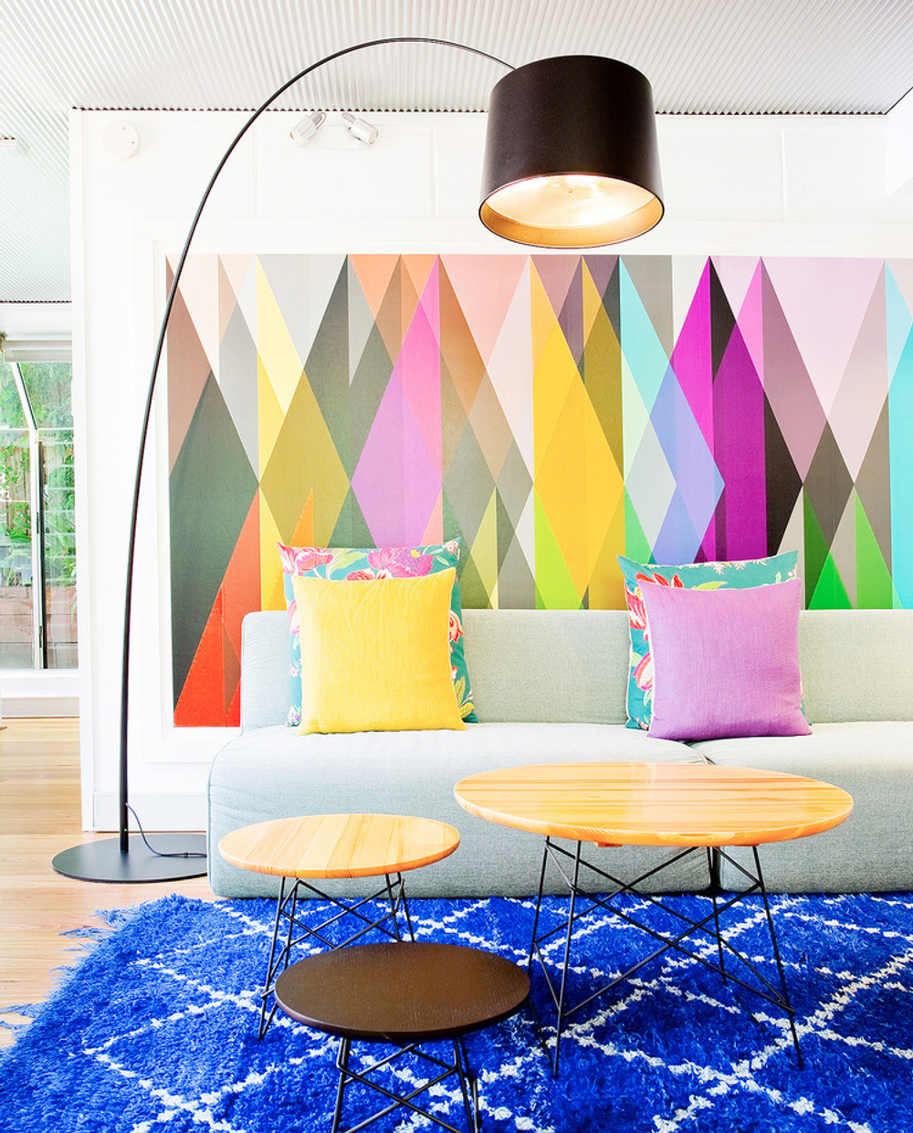 Напольный дизайнерский светильник  Twiggy by Foscarini (красный)