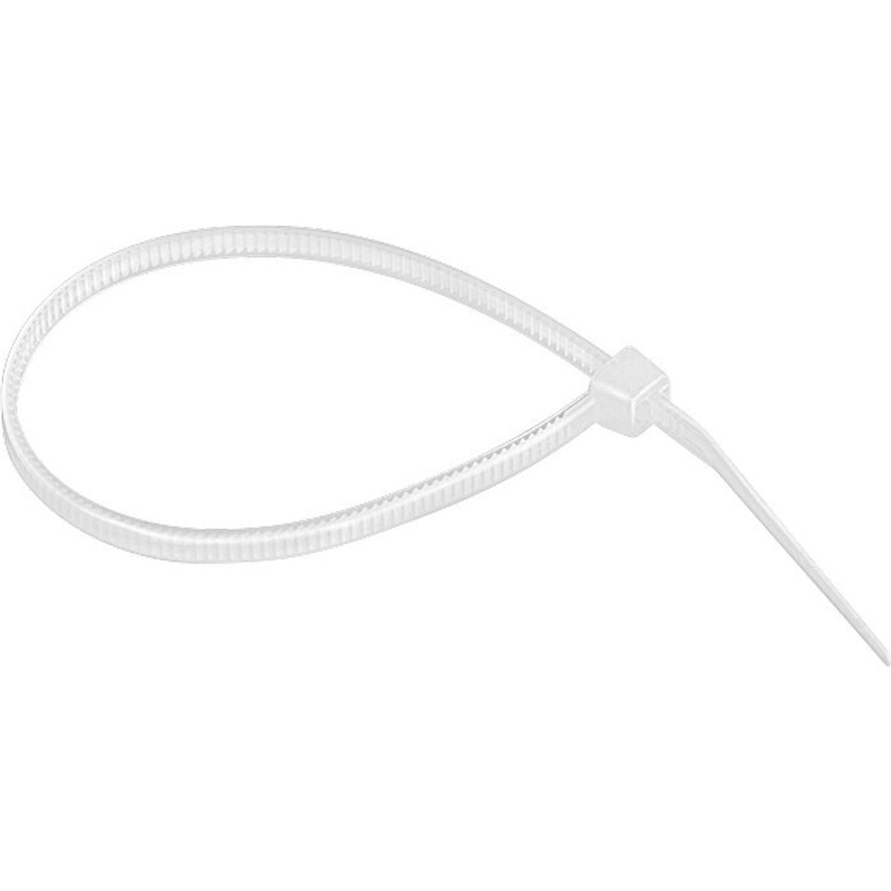 ХОМУТЫ СИБРТЕХ ПЛАСТИКОВЫЕ БЕЛЫЕ 150Х2,5ММ 100ШТ 45519