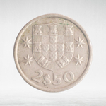 Portugal, 2.50 Escudos, 1978, VF