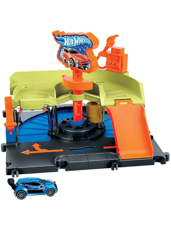 Автотрек Хот Вилс Экспресс автомойка HDR27