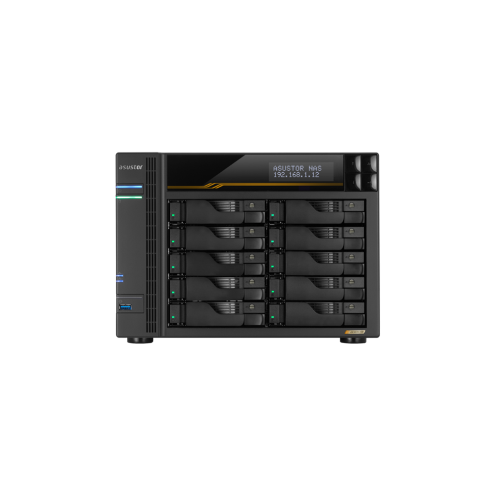 Сетевой накопитель NAS ASUS / ASUSTOR AS6810T (LOCKERSTOR 10 Gen3) (90IX01T0-BW3S00)
