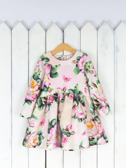 Платье "Роза Мира" из футера