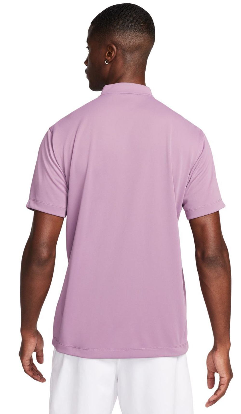 Мужское теннисное поло Nike Court Dri-Fit Blade Solid Polo - violet dust/white
