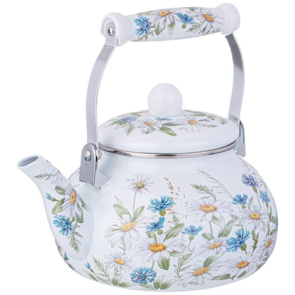 ЧАЙНИК AGNESS ЭМАЛИРОВАННЫЙ СЕРИЯ "SENTIMENT", 2,5 Л