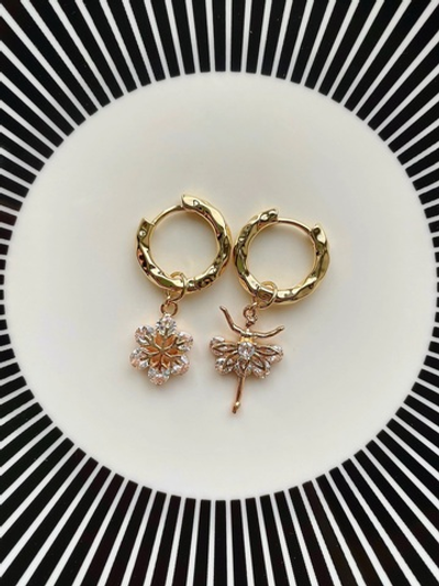 Серьги Снежность