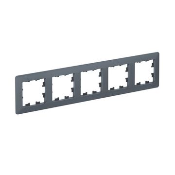 ATLASDESIGN AIR 5-постовая РАМКА, ГРИФЕЛЬ/дымчатый черный