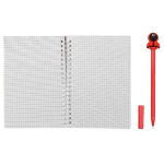 Блокнот детский Basir на замке, с ручкой, формат А6, серия "Кальмар", переплет 7БЦ, 17.5*12 см, 48 листов, ассорти