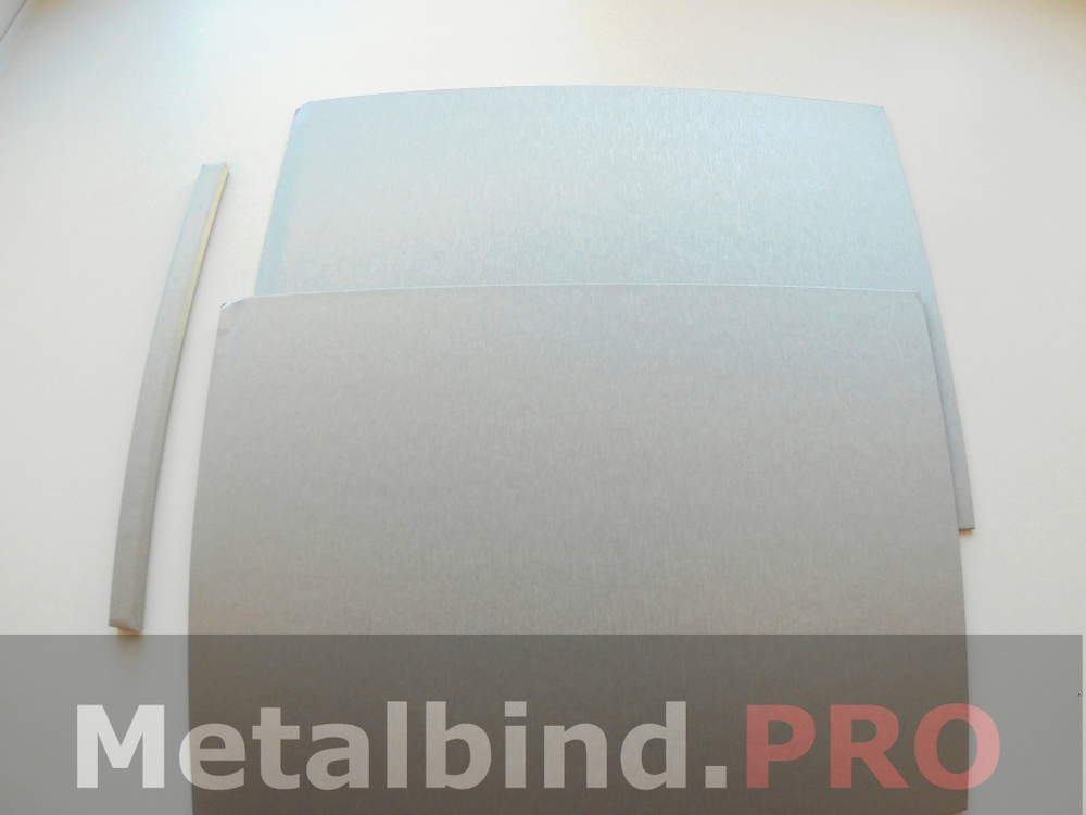 Твердые обложки O.HARD COVER TECHNO A4+ (портрет) 304x212 mm с покрытием TECHNO «под металл» CЕРЕБРО и ЗОЛОТО