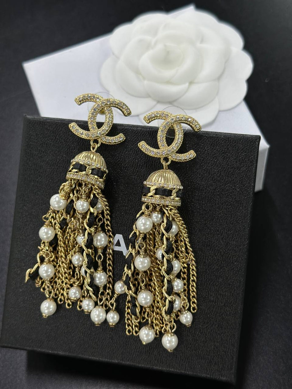 Серьги CHANEL