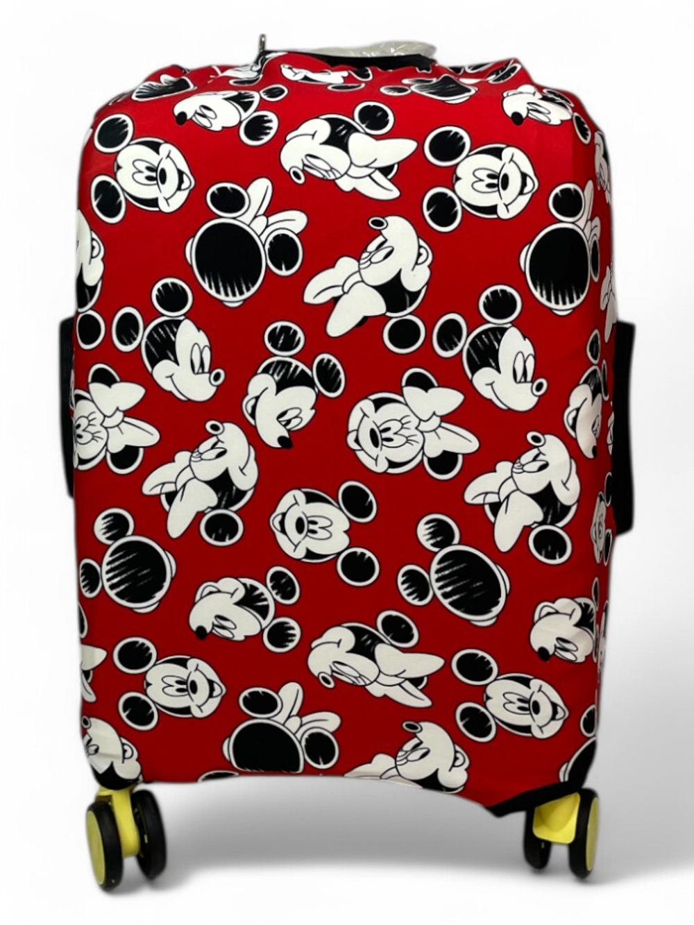 Чехол на чемодан 20", цвет красный/разноцветный, Микки