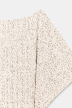 ZARA ПЛАТЬЕ МИДИ С ПОЯСОМ, ЭКРЮ/БЕЖЕВЫЙ