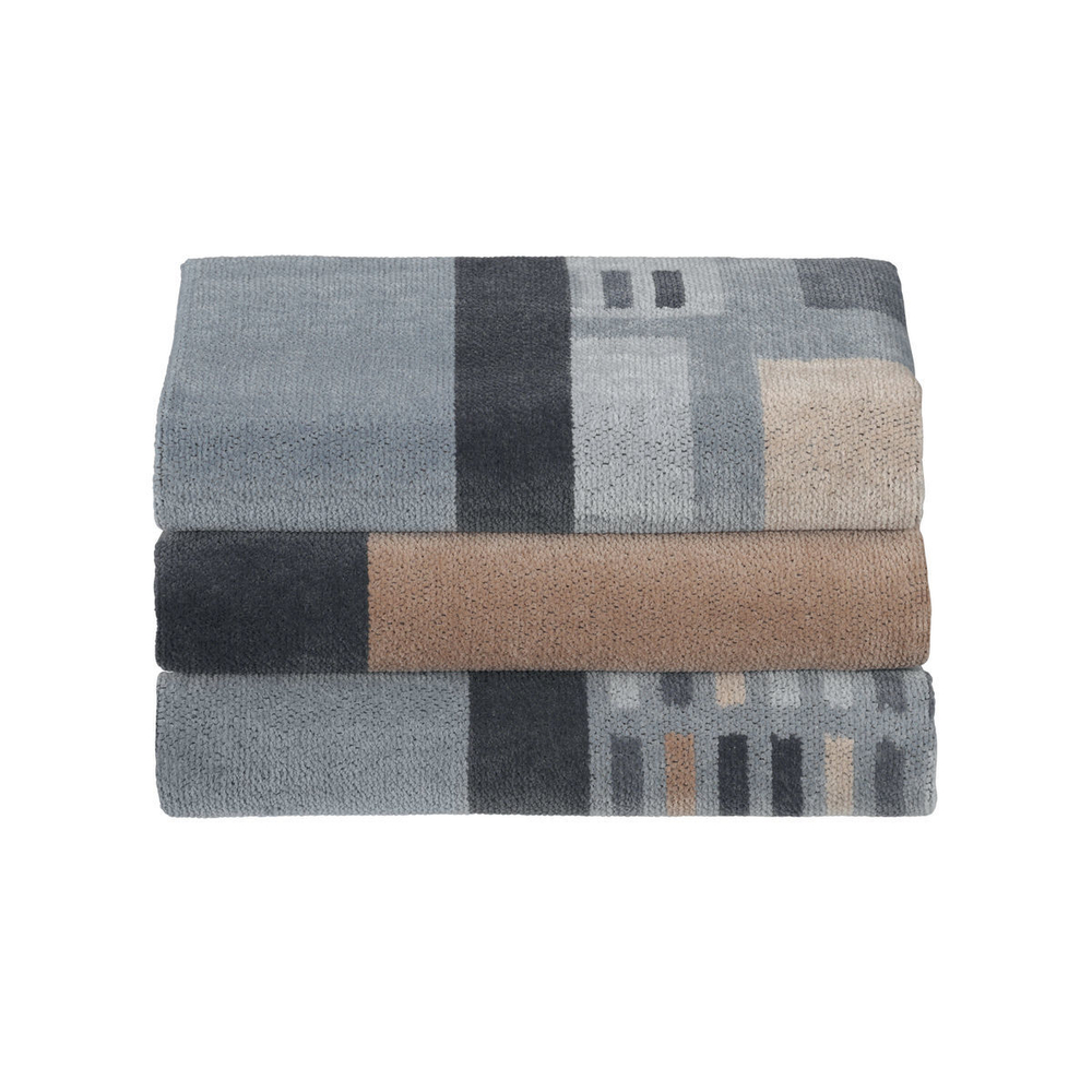 Полотенце 50x100 Feiler Manhatten 211/215 steel grey-slate grey стальное-серое