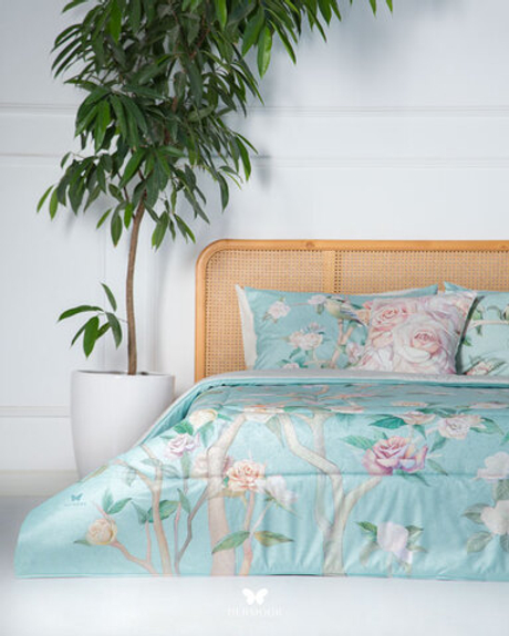 Комплект постельного белья двуспальный Hayat Hermodr 8 предметов 130220272 Иран