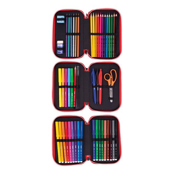 Penal \ Пенал \ Pencil bag TRIPLE DECKER PENCIL CASE CONT. VIKINGS