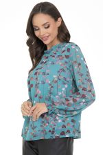 Блуза Волшебный шифон (бирюза) Diolche