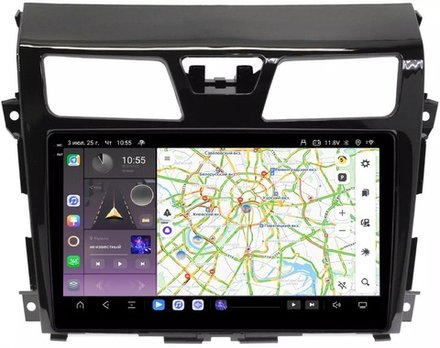 Магнитола для Nissan Teana L33 2014-2016 - Carmedia OL-1665 QLed+2K, Android 13, TS20, CarPlay, 4G SIM-слот