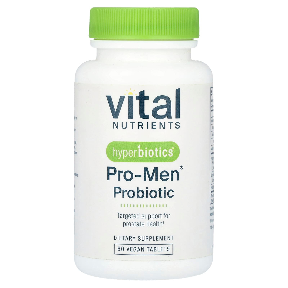 Vital Nutrients, Hyperbiotics®, пробиотик Pro-Men®, 60 веганских таблеток
