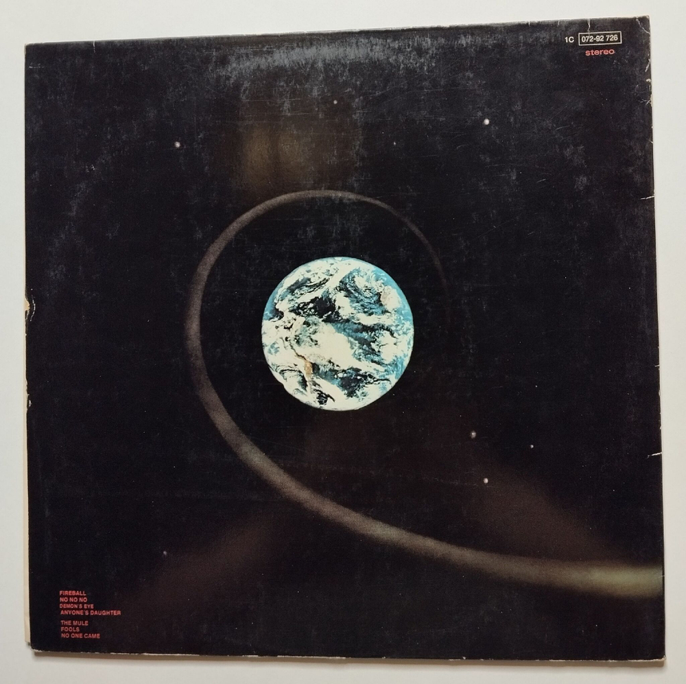 Винтажная виниловая пластинка LP Deep Purple Fireball (Germany 1977)