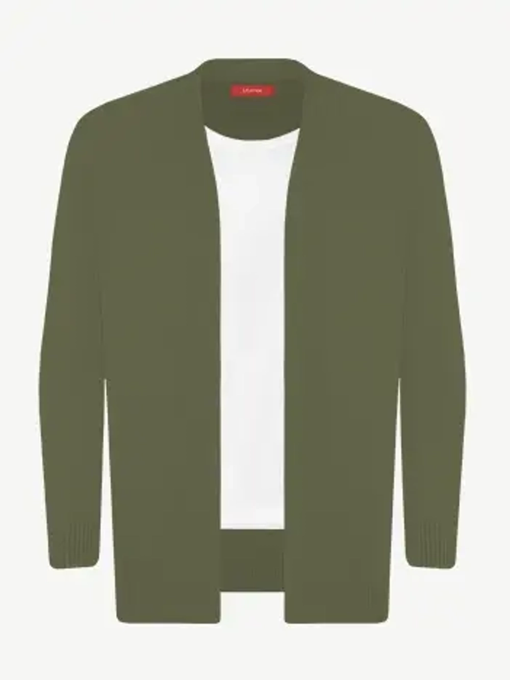 Кардиган с планкой из хлопка