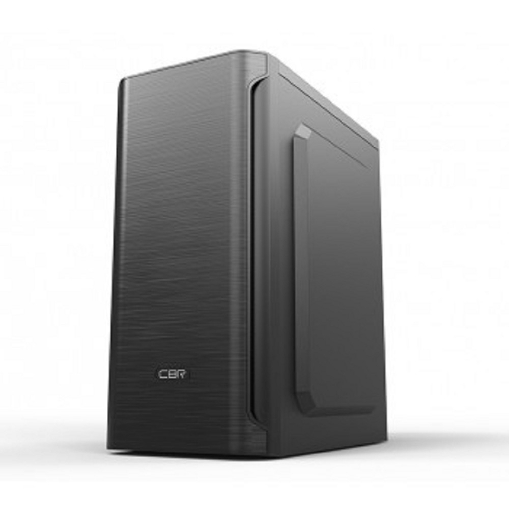 Корпус для компьютера CBR Корпус mATX Minitower MX10, c БП PSU-ATX400-08EC (400W/80mm), 2*USB 2.0, HD Audio+Mic, Black [PCC-MATX-MX10-400W2]