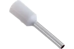 Наконечник Navigator Е 0,75-8 втулочный изолированный белый (упаковка 100шт) 38565