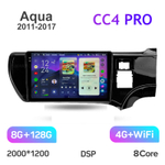 Teyes CC4 Pro 9"для Toyota Aqua 2011-2017 (прав)