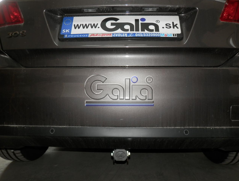 Фаркоп оцинкованный Galia C068C для Citroen C4 Picasso, C4 Grand Picasso 2013-, Peugeot 308 хетчбек, универсал 2013-(паспорт и сертификат в комплекте)(без электрики)