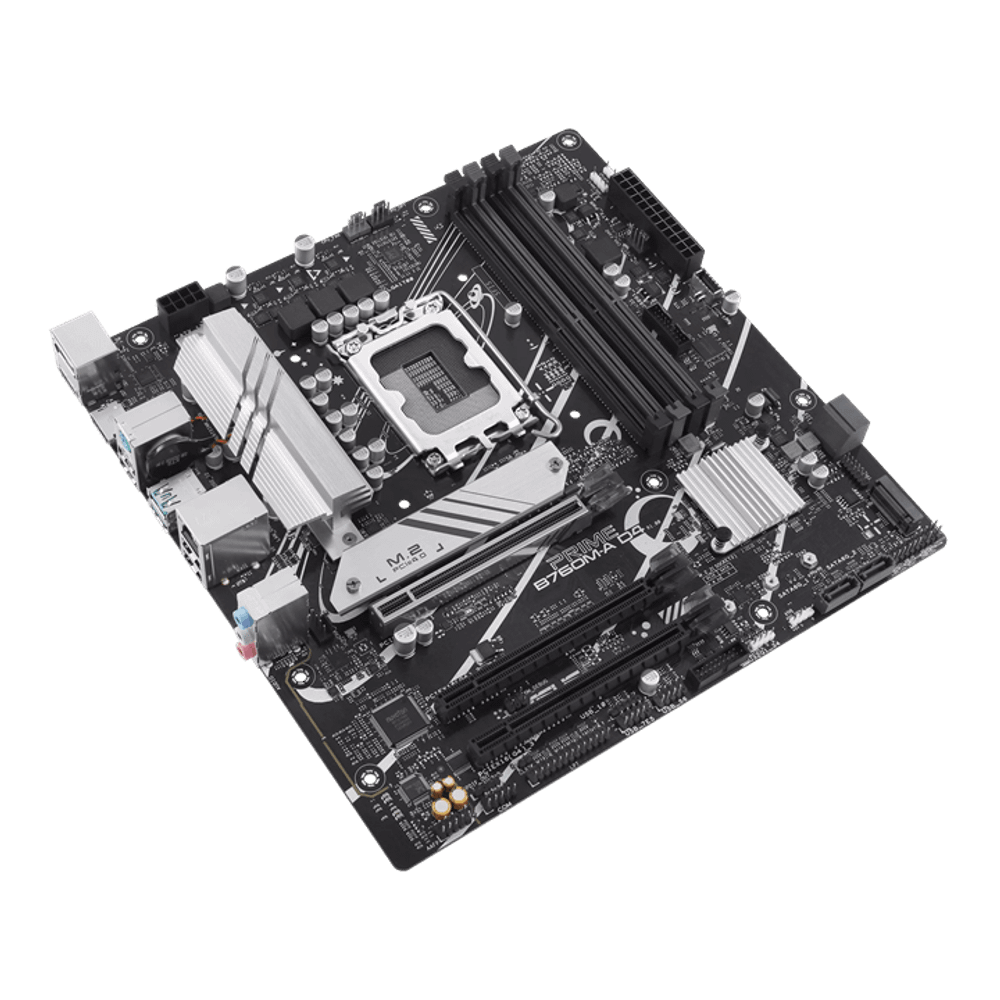 Материнская плата ASUS PRIME B760M-A D4-CSM, LGA1700 B760 4xDDR4 4xSATA3 2xM.2 RAID 2xHDMI 1xDP mATX