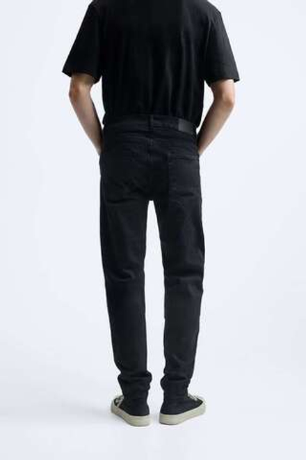 ZARA ДЖИНСЫ SLIM FIT, ЧЕРНЫЙ