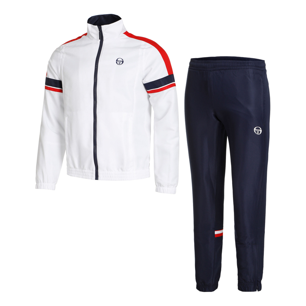 Мужские теннисные Костюмы Sergio Tacchini Cryo Tracksuit Men - Dark Blue, Red
