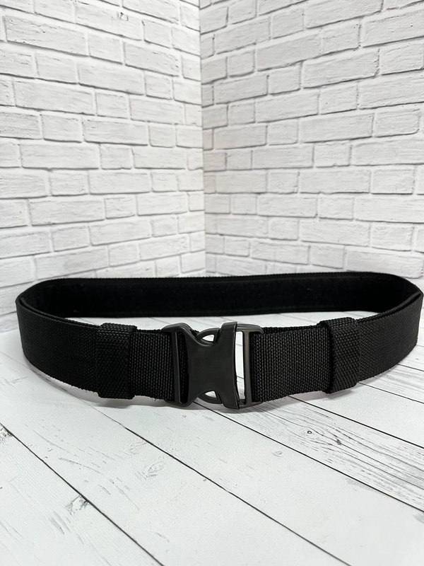 Ремень с фастексом / чёрный